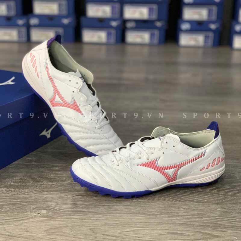 Giày đá bóng Mizuno Morelia Neo III Pro AS - P1GD218462 Trắng Xanh Hồng